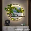 Nova luminária de parede estilo chinês sala de estar bem-vindo pinho pintura decorativa minimalista moderno fundo de sofá parede sala de chá mural luminárias