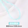 Cuentas Sueltas de Concha Azul Tierra para Pulsera DIY, Cuentas para Cuerda de Mano, Accesorios, Cuentas de Concha con Agujero, Venta al por Mayor por Pieza