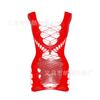 Ropa Interior Sexy Malla Jacquard Sexy Perspectiva Malla Hombro Descubierto Colgante w276