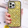Funda para Teléfono Móvil Zhichen Nueva Incrustada de Diamantes Adecuada para 14Pro Apple 15 Joya Diamante Completo 13Pro Max Funda Protectora de Moda