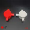 Caixa Comandante PVC Padrão Boutique 20 Conexões Elétricas Tubo 16 Tê Redondo Caixa de Junção Tampa Aberta Tê Redondo Quatro