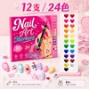 Caneta de arte para unhas dupla ponta dupla cor mais vendida da Amazon, caneta de pintura graffiti para arte de unhas com ponta macia, caneta marcadora para pintura de unhas DIY