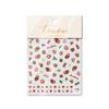 Ta022 Fina Resistente Tata y Tomoni Cooperación Pegatina Japonesa para Uñas Pegatina Adhesiva para Uñas Fresas Jugosas