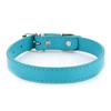 Suministro de fábrica collar para perro de cuero PU multi-especificación collar simple plano collar para mascota multicolor collar para perro