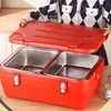Cubos térmicos transfronterizos para uso comercial, cubos de arroz y gachas de gran capacidad para restaurantes y comedores, cajas térmicas para puestos, cubos para hielo en polvo, cubos para leche de soja