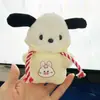Cyber Celebrant Piloto Blush Óculos de Natação Pacha Dog Boneca Boneca de Pelúcia Chaveiro Menina Coração Pingente de Bolsa Presente