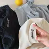 Camiseta térmica infantil Muye para outono e inverno, top bordado com gola semi-alta para meninos, estilo coreano, manga longa espessa