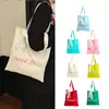 Bolso de hombro con nuevo diseño de letra, gran capacidad, artístico y versátil, bolso de mano estilo ins coreano para ir de compras