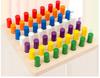 Serie Montessori Materiales Didácticos para Reconocimiento de Formas Geométricas, Juguetes Educativos de Iluminación, Bloques de Construcción de Emparejamiento Transfronterizos para Educación Temprana Infantil