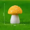 Terrario de musgo, jungla miniatura creativa con hongos simulados, jardinería bonsái, decoraciones de paisajismo DIY, adornos pequeños