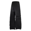 Calças S3008 Outono Masculinas Casuais Esportivas Calças de Corte Reto Estilo Hong Kong Japonês Largas Soltas Calças de Perna Larga Roupa de Trabalho para Exterior