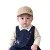 Gorro de Bebé Primavera y Otoño Estilo Coreano Gorra de Boina de Moda para Bebé y Niño Pequeño Versátil Hacia Atrás Gorra de Béisbol para Exteriores Tendencia