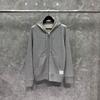 TIME BREATHE marca da moda TB suéter com capuz zíper cardigan solto primavera e outono esportes homens e mulheres casal casaco