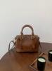 Bolsa Satchel Bowling Retrô de Nicho para Mulheres Outono 2026 Nova Tendência Coreana Bolsa de Trabalho Multiuso Bolsa Transversal