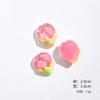 Accesorios de resina transparente de flor de cerezo para combinar con todo al por mayor paquete de material diy hecho a mano cuerda para el cabello accesorios para el cabello funda para teléfono móvil parche para refrigerador