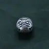 Plata Pura S999 Cadena de Cuentas Barril de Plata Dura Daruma Cuentas de Transferencia Hechas a Mano DIY Cuentas Espaciadoras Accesorios para Pulsera de Cuerda de Mano