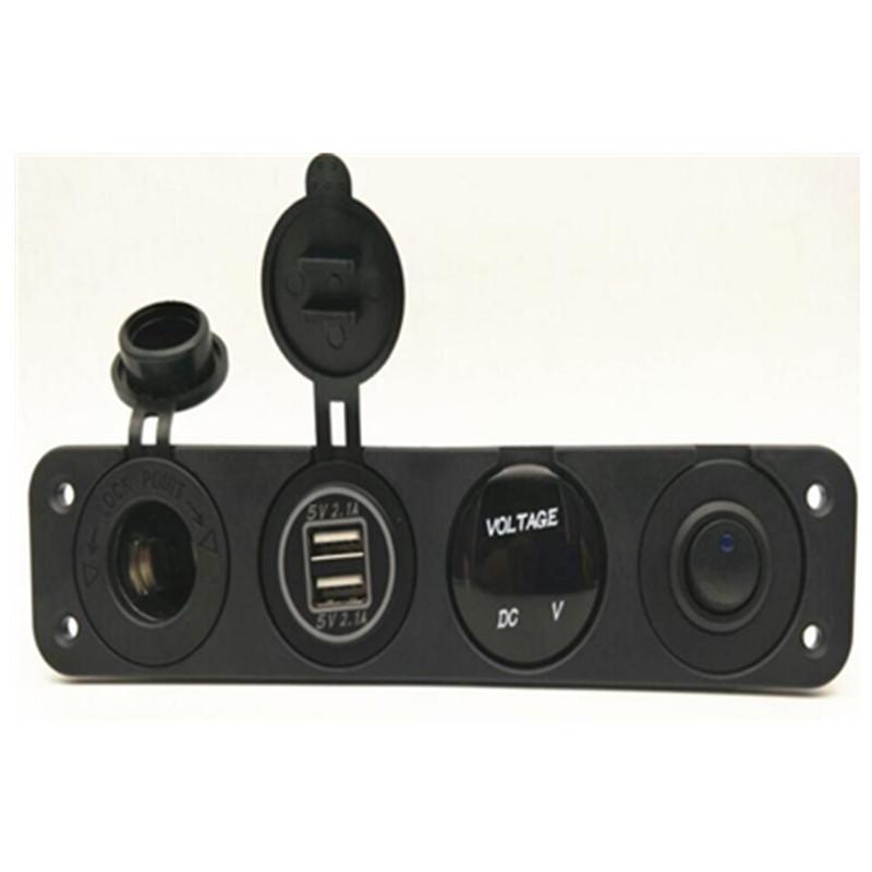 厂家 汽车房车游艇改装双USB4.2A手机充电器 5V 4.2A 升级款