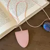Clip Magnético para Gafas de Cuero Color Dopamina Collar Largo para Cuello Accesorios Colgantes Nuevos Explosiones 2025 para Mujer