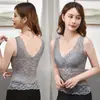 Top interno feminino plus size para meninas cheinhas com costas em renda longa, peça para usar por cima sexy, colete de ombro largo, fino de verão