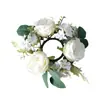 Corona de Candelabro de Rosa Artificial Austin de Primavera Decoración Estilo Europeo Transfronteriza Accesorios para Fiestas Mesa Arreglo de Boda