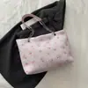 Bolso Cubo Estampado Estilo Dulce de Diseño de Nicho 2026 Principios de Primavera Nueva Moda Tendencia Bolso de Hombro con Cadena para Mujer