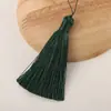 8cm oreja corta y gorda borla vertical hilo grueso bolsa colgante accesorios accesorios para ropa fábrica venta al por mayor