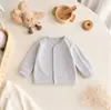 Jaqueta de Tricô Estilo Coreano Outono e Inverno, Cardigã Classe A para Bebê, Blusa Versátil para Crianças Pequenas, Suéter, Roupa Infantil