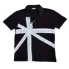 Camiseta de Verão Europeia e Americana Transfronteiriça de Manga Curta Estilo Americano com Gola Polo, Patchwork Personalizado, Estilo High Street, Novo Top Y2K 2026