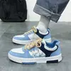 Zapatos de Hombre Verano Nuevos Transpirables Zapatos Blancos de Hombre de Moda Todo Fósforo Zapatos de Tela Suela Gruesa Deportivos Casuales Tenis Zapatos de Moda