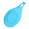 Tapete de Colher Fácil de Limpar, Tapete de Colher para Prato de Condimentos TPE Multicor, Tapete de Colher Resistente a Altas Temperaturas, Tapete de Colher Anti-Escaldante para Prato de Condimentos de Cozinha