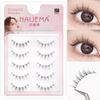 Pestañas postizas de grupo iris para mujer versión diaria de pestañas enteras maquillaje tailandés gruesas de una pieza tallo transparente caricatura principiante