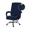 Nueva Funda de Silla de Terciopelo Zorro Plateado Lisa en Stock, Funda de Silla Resistente al Desgaste y a Prueba de Polvo, Funda de Silla de Oficina Silla de Computadora con Textura Simple