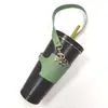 Juego de tazas de té de leche de venta caliente transfronterizo tamaño ajustable juego de tazas de cuero diámetro 75-95 mm juego de tazas de café versión mejorada