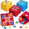 Mini juego de Jiugongge de tablero de fieltro transfronterizo, rompecabezas de palabras tácitas, juguetes educativos de educación temprana para niños