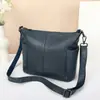 Nova Bolsa de Ombro de Couro Genuíno de Designer Verão 2026, Bolsa Nicho de Grande Capacidade para o Dia a Dia, Bolsa Transversal com Textura de Couro de Vaca para Mulheres