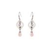 Yuebao Jewelry S925 Prata Esterlina Hetian Jasper Pérola Novo Estilo Chinês Moda Nacional Folha de Bambu Brincos de Contas Redondas Temperamento Gancho de Orelha