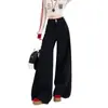 Jeans de Verano Nuevos 2026 de Moda Estilo Hong Kong para Mujer, Personalizados con Letras, Estilo Hip-Hop Ins, Moda High Street, Pantalones Largos Geniales