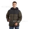 Venda Direta de Fábrica Outono e Inverno Temperatura Constante À Prova de Vento Com Capuz Algodão Manga Longa Cor Sólida Slim Fit Jaqueta de Algodão, Disponível em Tamanhos Grandes e Espessada para Dropshipping