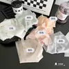 Serie de Hielo de Seda de Verano Sensible al Hielo Ultradelgada Sin Marcas Agradable a la Piel Combinación Desnuda Cintura Media Suave Transpirable Color de Contraste Calzones para Niñas para Mujeres