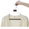 Perchero de Ropa Doméstico Moderno y Sencillo Ondulado Sin Costuras Madera de Haya Ropa Colgar Ropa Perchero Engrosado Blanco Vestidor P