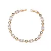 Pulseira Quadrada de Zircônia com Garras de Diamante Moda Europeia e Americana para Mulheres, Pulseira Quadrada de Diamante de Luxo Leve, Conjunto de Joias Brincos de Cobre Puro
