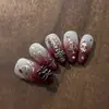Pegatinas para Uñas de Hormiga Personalidad Múltiples Estilos Calavera Corazón de Halloween Pegatinas Estampadas en Caliente Adornos Fábrica YT9164