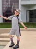 Conjunto de manga corta de secado rápido para niños, ropa deportiva de verano, shorts de manga corta, top fresco de seda de hielo, top casual, bádminton