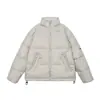 Yidao Vintage 2025 Invierno Nuevo 90 Plumas de Pato Blanco Cuello Alto Chaqueta de Plumas Marca de Tendencia para Hombre Estampada Engrosada Cálida Chaqueta