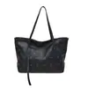 Bolso de Moda Trendy 2026, Bolso Tote Casual Simple de Gran Capacidad, Bolso para Mujer de Color Sólido de Alto Valor