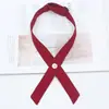 Corbata de moño Cruzada Graduación Negra Estudiante Femenina Corbata Uniforme de Licenciatura Tailandés Uniforme Escolar Rojo Accesorios JK Moño