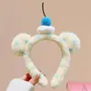 2026 Nova Faixa de Cabelo de Pelúcia para Lavar o Rosto Outono Inverno para Mulheres Faixa de Cabelo Estilo Ins Faixa Versátil para Controlar Fios Soltos Presilha de Cabelo Acessórios de Cabelo
