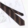 Corbata Estilo Academia Japonesa JK para Mujer Rayas Burdeos y Marrón Corbata Atada a Mano Accesorio para Camisa de Hombre Estilo Estudiante Azul