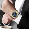 Reloj Transfronterizo 2025 Modelo Nuevo Reloj con Calendario Correa de Acero Sólido Reloj para Hombre Tendencia de Moda Negocios Resistente al Agua Reloj de Cuarzo