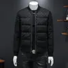 Invierno Europeo Nueva Chaqueta de Plumón Flocado para Hombre Slim Tendencia Marca Abrigo Casual Tallas Grandes Chaqueta de Béisbol para Hombre Tendencia
